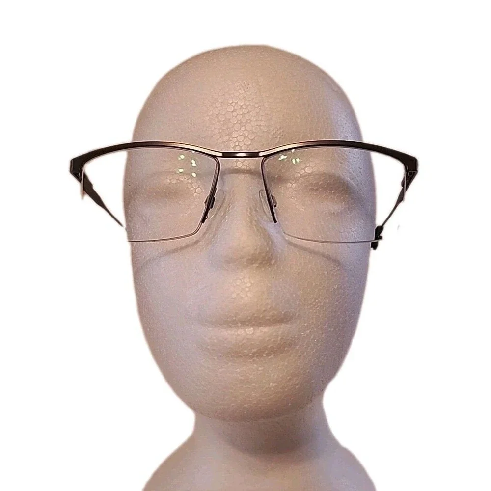 Nautica Eyeglass Frame N7337 030 55-18 145 Bronze Metal Semi Rimless Mens